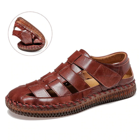 Men Comfort Genuine Leather Summer Handmade Sandals